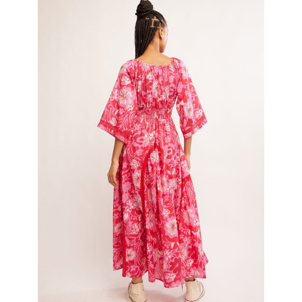 🎉LAST CHANCE🎉 FREE PEOPLE Printed Dixie Maxi / Ruby Combo - Picture 3 of 6